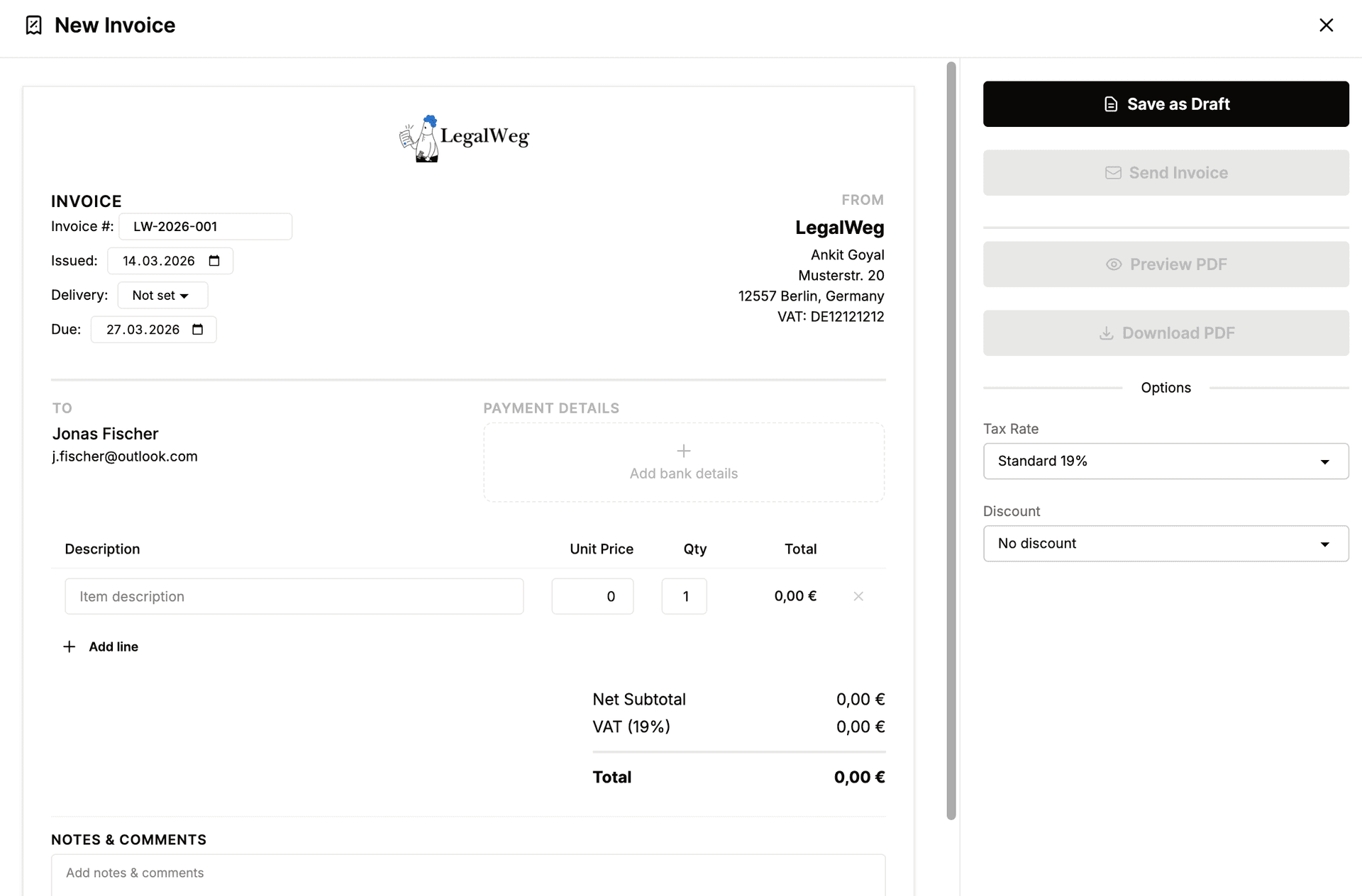 Invoice Clients
